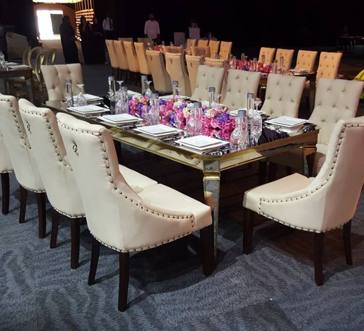 Rectangular Mirror Table