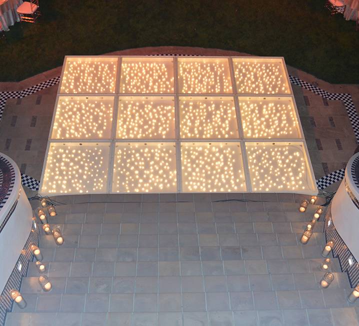 Fairy Light Dance Floor