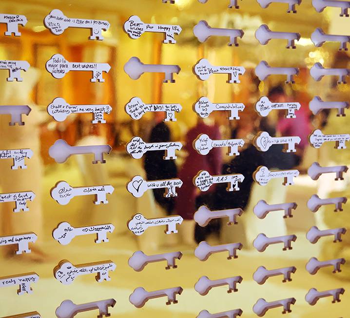 Key Wishing Wall