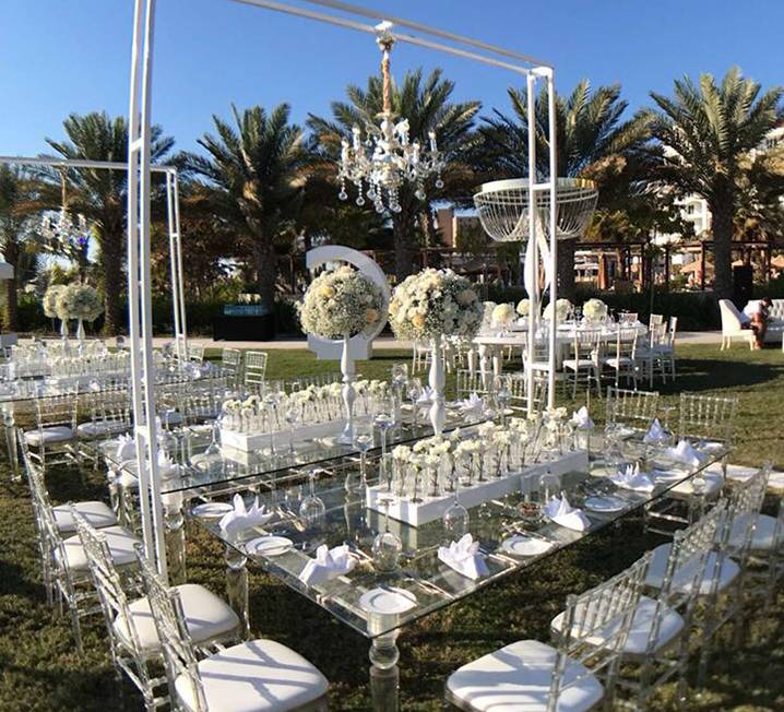 Rectangular Glass Table
