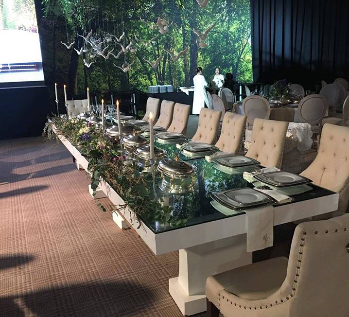 Rectangular White Table